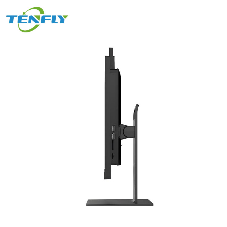 Lateral de la PC todo en uno Tenfly de 23.8" FHD con bisel delgado y cámara