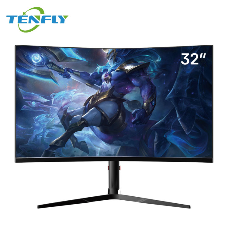 Monitor para juegos VA curvo QHD de 31.5 pulgadas de Tenfly