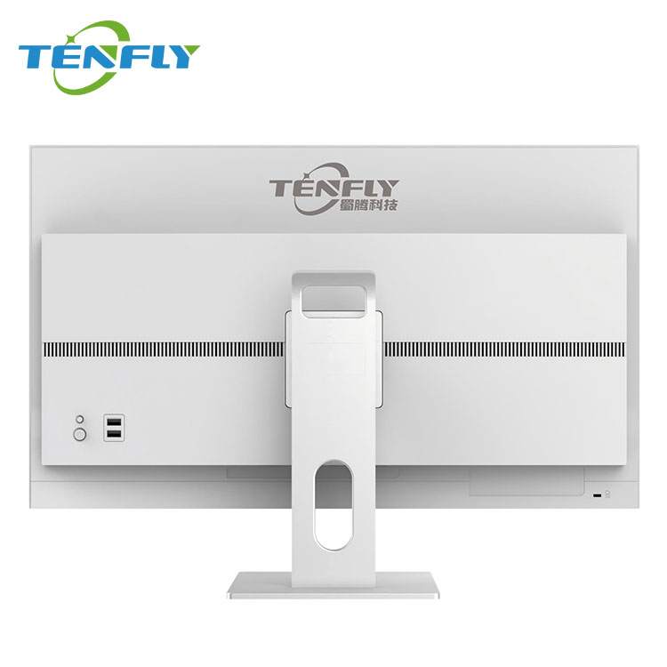 Parte posterior de la PC todo en uno Tenfly FHD de 27'' con puerto USB