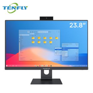 Tenfly 23.8" FHD Slim Bezel All-in-One PC with Camera