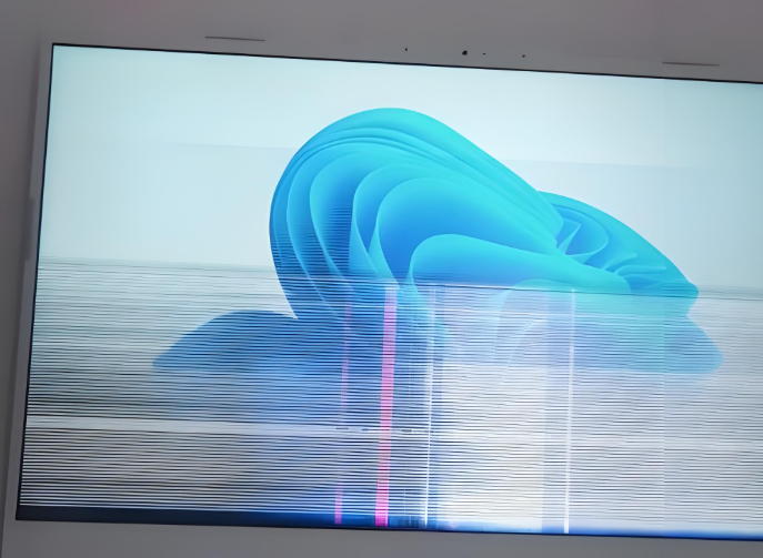 pc monitor lines problem