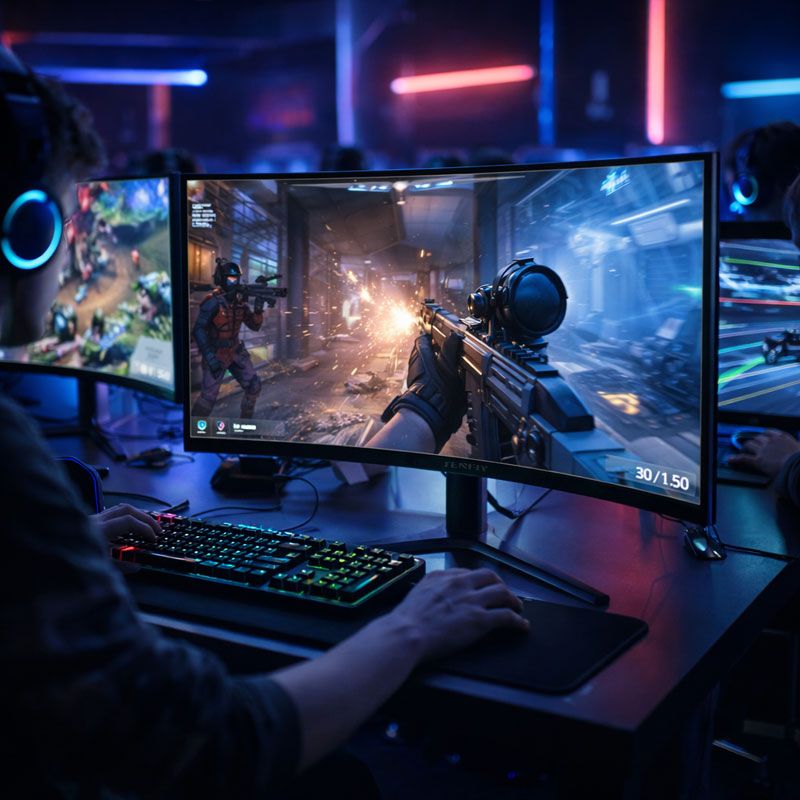 monitor de juegos