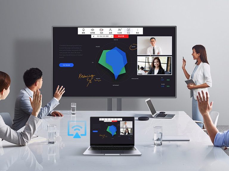 interactive flat panel for business