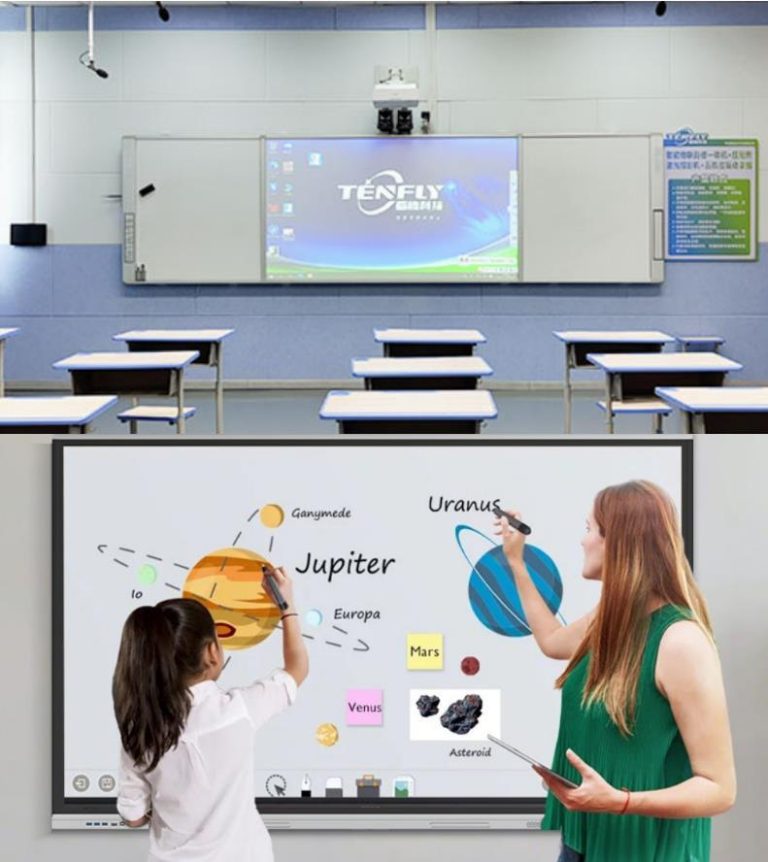interactive whiteboard vs interactive flat panel